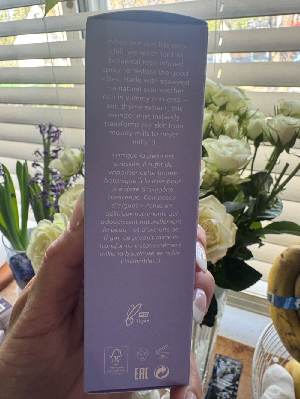 Florence by Mills Zero Chill Face Mist - Purple - Picture 2 of 9